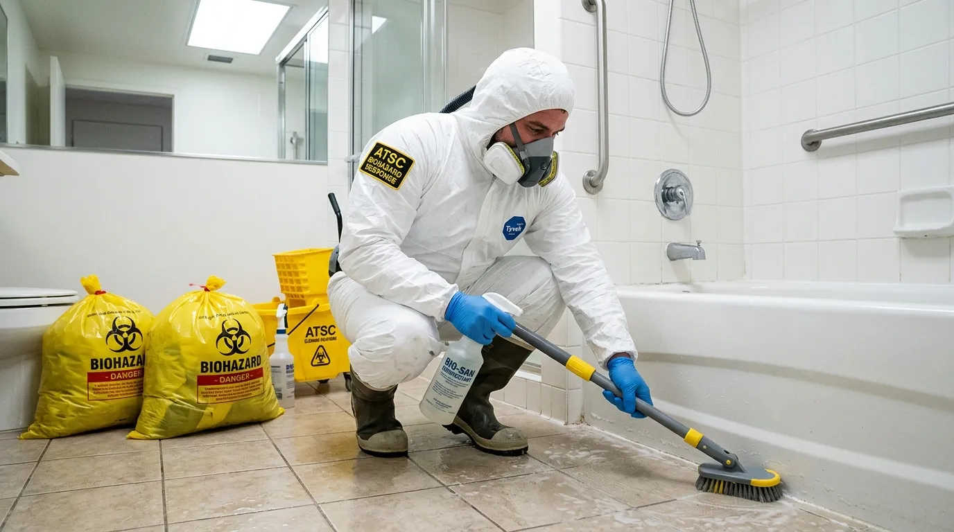 Decontamination equipment deployed for Blood Cleanup in Carroll Park